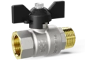 LD Pride. Brass ball valve | Female/Male DN 15 PN 40 | T-handle - под заказ