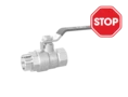 LD Pride. Brass ball valve | Female/Male DN 50 PN 25 | Steel Lever handle - под заказ