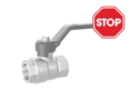 LD Pride. Brass ball valve | Female/Female DN 32 PN 25 | Lever handle (Red) - под заказ