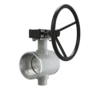 LD. Shut-off triple offset butterfly valve with Horizontal Gearbox | Weld/Weld DN 200 PN 25 | Carbon steel | GOST - под заказ