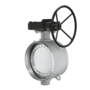 LD. Shut-off triple offset butterfly valve with Horizontal Gearbox | Weld/Weld DN 500 PN 25 | Carbon steel | GOST - под заказ