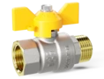 LD Pride GAS. Brass ball valve | Female/Male DN 25 PN 40 | T-handle - под заказ