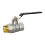 LD Pride. Brass ball valve | Female/Male DN 15 PN 40 | Steel Lever handle - под заказ
