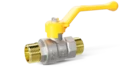 LD Pride GAS. Brass ball valve | Male/Male DN 25 PN 40 | Lever handle - под заказ