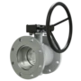 LD. Shut-off triple offset butterfly valve with Horizontal Gearbox | Flange/Flange DN 200 PN 16 | Carbon steel | GOST - под заказ