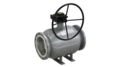 LD. Shut-off fully-welded full bore ball valve with Horizontal Gearbox | Flange/Flange DN 200 PN 16 | Carbon steel | GOST - под заказ