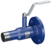 LD Energy. Shut-off fully-welded reduced bore ball valve with Lever handle | Flange/Weld DN 250 PN 25 | Alloy steel | GOST - под заказ