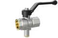 LD Pride. Brass ball valve for temperature sensor | Female/Female DN 15 PN 40 | Lever handle - под заказ