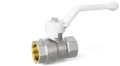 LD Pride. Brass ball valve | Female/Female DN 20 PN 40 | Lever handle (White) - под заказ