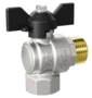 LD Pride. Brass angle ball valve | Female/Male DN 15 PN 40 | T-handle - под заказ