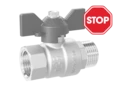 LD Pride. Brass ball valve | Female/Male DN 32 PN 25 | T-handle - под заказ