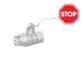 LD Pride GAS. Brass ball valve | Female/Male DN 32 PN 25 | Steel Lever handle - под заказ
