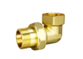 LD Pride. Brass angle straight union | F/M DN 20 - под заказ