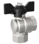 LD Pride. Brass angle ball valve | Female/Female DN 15 PN 40 | T-handle - под заказ