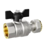 LD Pride. Brass ball valve | Female/Coupling nut DN 20 PN 40 | T-handle - под заказ