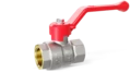LD Pride. Brass ball valve | Female/Female DN 15 PN 40 | Lever handle (Red) - под заказ