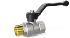 LD Pride. Brass ball valve | Female/Male DN 15 PN 40 | Lever handle