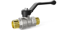 LD Pride. Brass ball valve | Male/Male DN 15 PN 40 | Lever handle