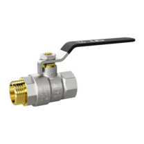 LD Pride. Brass ball valve | Female/Male DN 40 PN 25 | Steel Lever handle