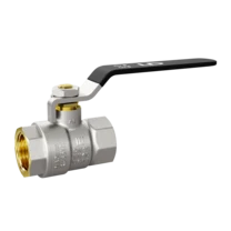 LD Pride. Brass ball valve | Female/Female DN 15 PN 40 | Steel Lever handle