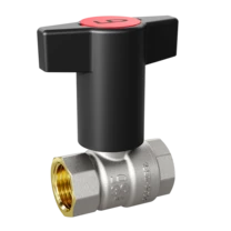 LD Pride. Brass ball valve | Female/Female DN 15 PN 40 | Plastic T-handle