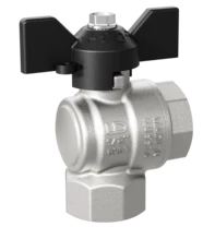 LD Pride. Brass angle ball valve | Female/Female DN 15 PN 40 | T-handle