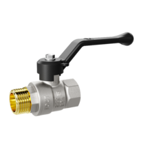 LD Pride. Brass ball valve | Female/Male DN 40 PN 25 | Lever handle