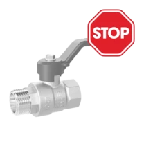 LD Pride. Brass ball valve | Female/Male DN 40 PN 25 | Lever handle
