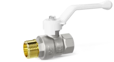 LD Pride. Brass ball valve | Female/Male DN 15 PN 40 | Lever handle