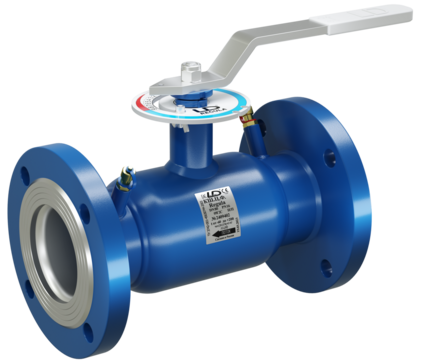 LD Energy Regula. Control fully-welded reduced bore ball valve with Lever handle | Flange/Flange DN 20 PN 40 | Alloy steel | GOST