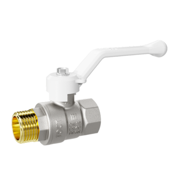 LD Pride. Brass ball valve | Female/Male DN 40 PN 25 | Lever handle