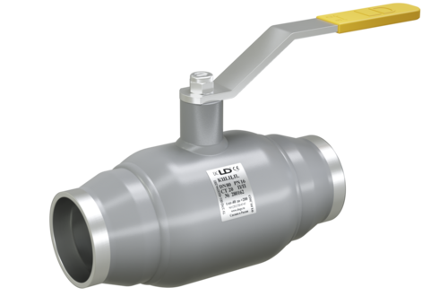 LD. Shut-off fully-welded full bore ball valve with Lever handle | Weld/Weld DN 40 PN 40 | Carbon steel | GOST
