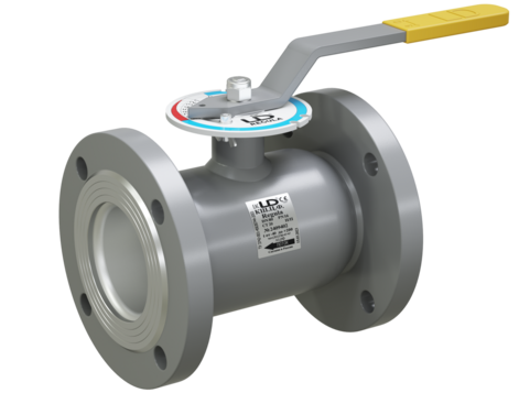 LD Regula. Control fully-welded reduced bore ball valve with Lever handle | Flange/Flange DN 80 PN 25 | Carbon steel | GOST