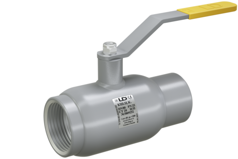 LD. Shut-off fully-welded reduced bore ball valve with Lever handle | Thread/Weld DN 40 PN 40 | Carbon steel | GOST