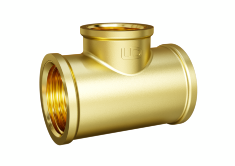 LD Pride. Brass reduced TEE | F/F/F DN 25x15x25