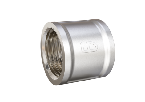 LD Pride. Brass nickel-plated coupling | F/F DN 25