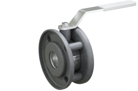 LD Swift. Shut-off zinc-plated full bore ball valve with Lever handle | DN 80 PN 16 | Interflanged Carbon steel | GOST