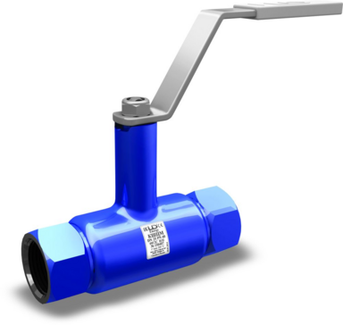 LD Energy. Shut-off fully-welded reduced bore ball valve with Lever handle | Thread/Thread DN 50 PN 40 | Alloy steel | GOST