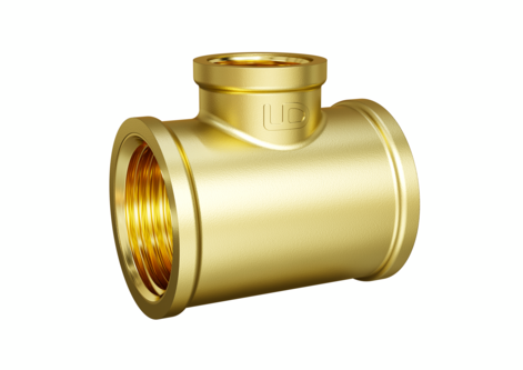 LD Pride. Brass reduced TEE | F/F/F DN 25x20x25