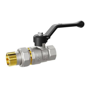 LD Pride. Brass ball valve | Female/Straight union DN 32 PN 25 | Lever handle
