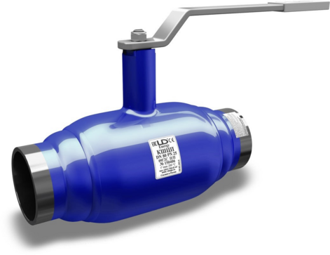 LD Energy. Shut-off fully-welded full bore ball valve with Lever handle | Weld/Weld DN 15 PN 40 | Alloy steel | GOST