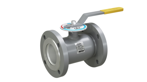 LD Regula. Control fully-welded reduced bore ball valve with Lever handle | Flange/Flange DN 100 PN 16 | Stainless steel | DIN