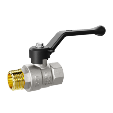 LD Pride. Brass ball valve | Female/Male DN 40 PN 25 | Lever handle