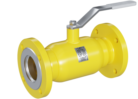 LD GAS. Shut-off fully-welded full bore ball valve with Lever handle | Flange/Flange DN 100 PN 16 | Carbon steel | GOST