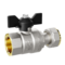LD Pride. Brass ball valve | Female/Coupling nut DN 15 PN 40 | T-handle