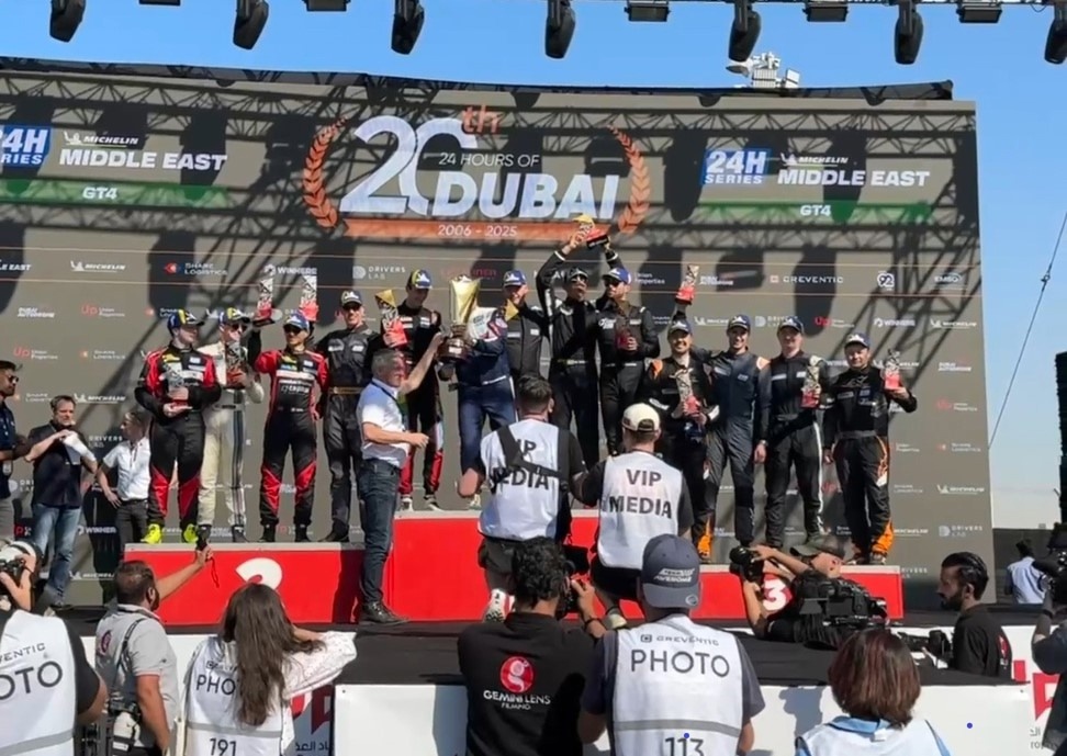 Bronze in the Dubai 24 Hour Race!